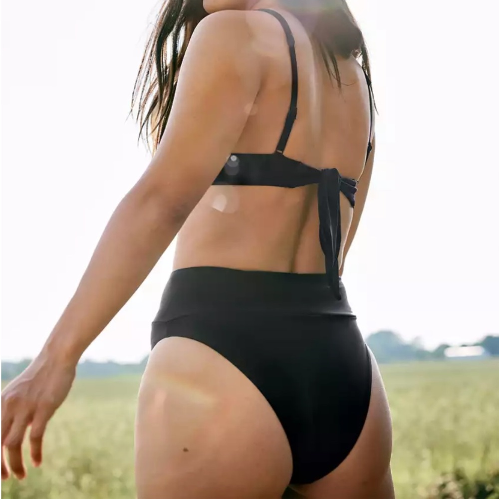 Aerie High-Waisted Cheeky Bikini Bottoms